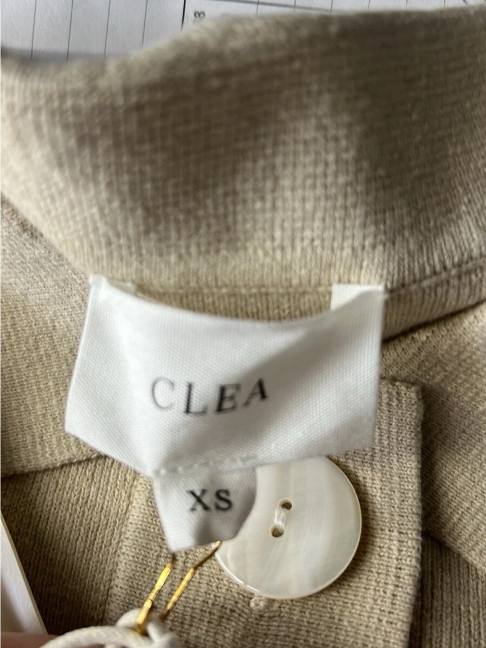 CLEA NWT Gibson polo sweater women’s XS - Picture 6 of 7